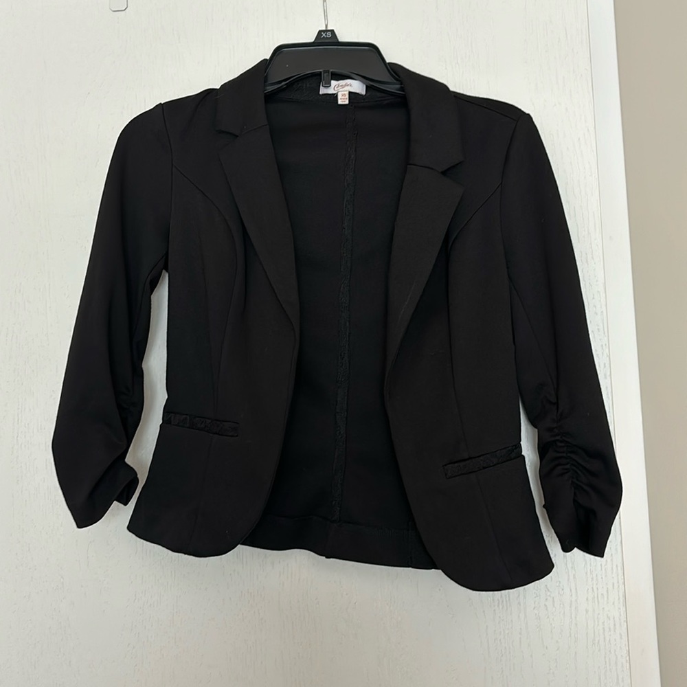 Black fashion blazer